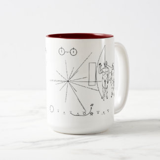 Voyager-Pioneer-Tasse Zweifarbige Tasse
