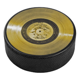 Voyager Spacecraft Golden Record Eishockey Puck