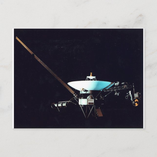 VOYAGER SPACECRAFT POSTKARTE (Vorderseite)