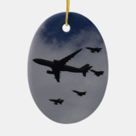 Voyager und Taifune Keramik Ornament