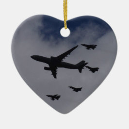 Voyager und Taifune Keramik Ornament