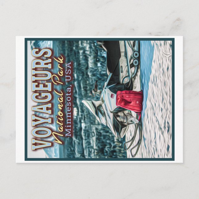 VOYAGEURS NATIONAL PARK - MINNESOTA VEREINIGTE STA POSTKARTE (Vorderseite)