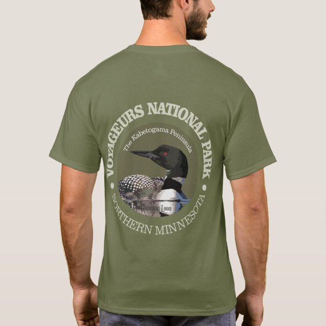 Voyageurs Nationalpark (Loon) T-Shirt (Rückseite)