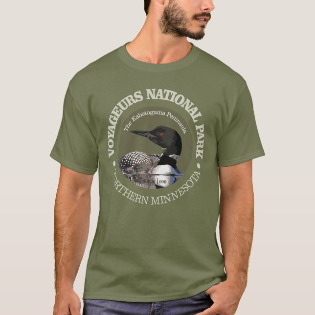 Voyageurs Nationalpark (Loon) T - Shirt (Vorderseite)