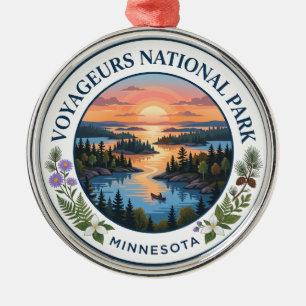 Voyageurs-Nationalpark Minnesota Ornament Aus Metall