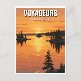 Voyageurs Nationalpark Minnesota Postkarte
