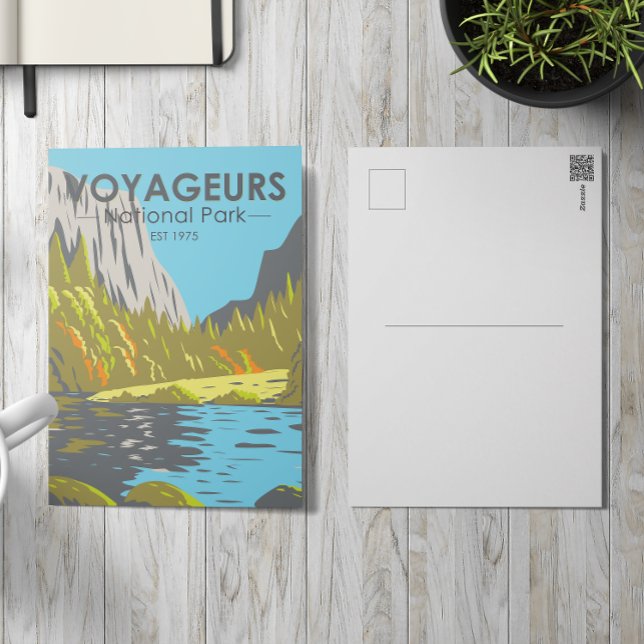 Voyageurs Nationalpark Minnesota Vintag Postkarte (Von Creator hochgeladen)
