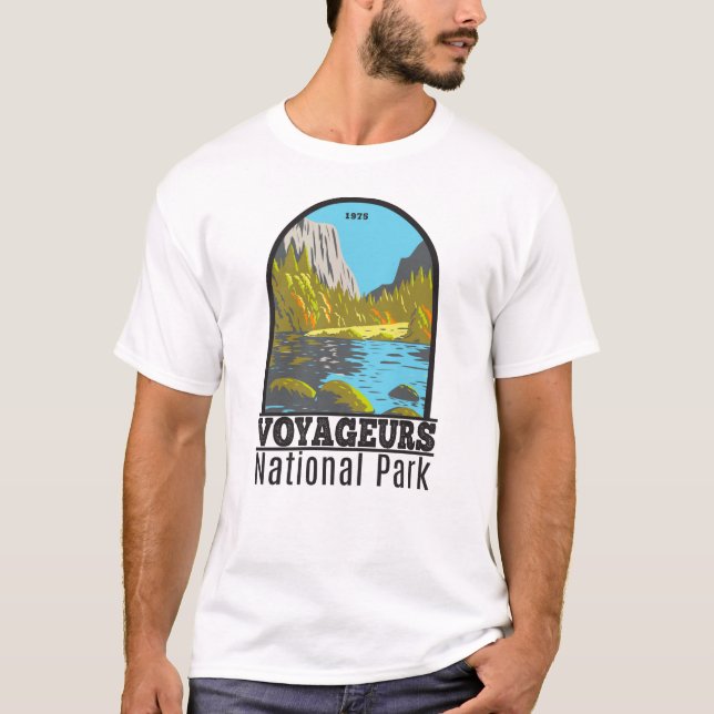 Voyageurs Nationalpark Minnesota Vintag T-Shirt (Vorderseite)