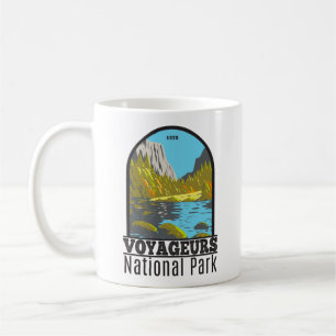 Voyageurs-Nationalpark Minnesota Vintage Kaffeetasse