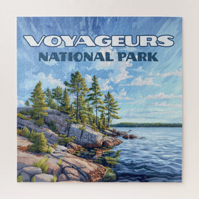 Voyageurs Nationalpark Rainy Lake Minnesota (Vertikal)