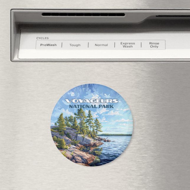 Voyageurs Nationalpark Rainy Lake Minnesota Magnet (In Situ (Geschirrspüler))
