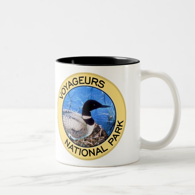 Voyageurs Nationalpark Zweifarbige Tasse (Rechts)