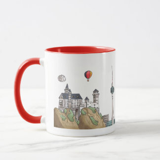 Voyagez dans le monde - Allemagne Mug