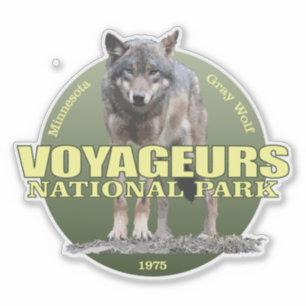 Voyaguers NP (Wolf) GEWICHT Aufkleber