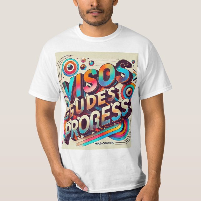 Voyants de vision T-shirt de progression - Mo mult (Devant)