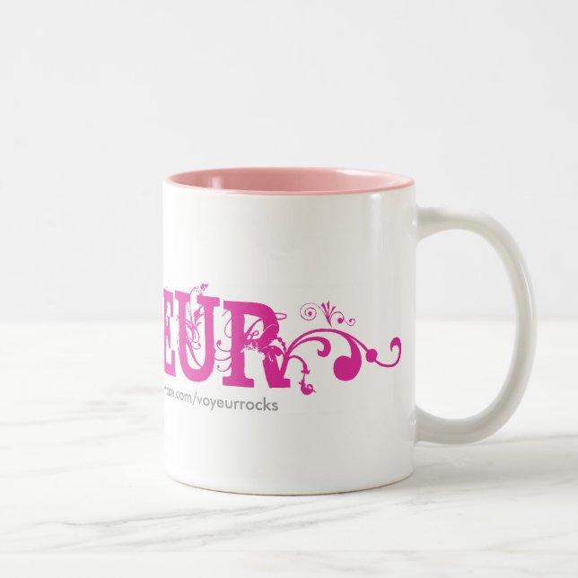 Voyeur-Tasse Zweifarbige Tasse (Rechts)