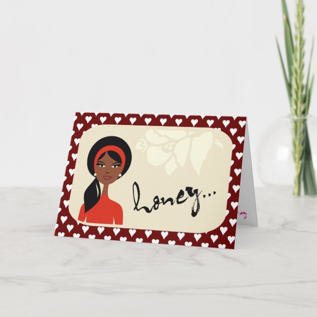 VOYEZ AINSI LA CARTE DE JOUR DE LA MÈRE AFRICAINE  (Devant)