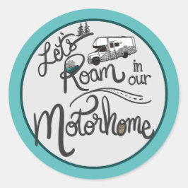 Voyons dans notre autocollant Motorhome