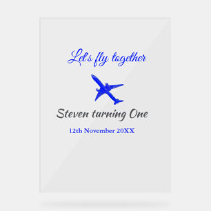 Voyons ensemble l'avion de premier anniversaire bl
