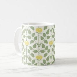 Voyseys Briar-Rose, Yellow Coffee Tasse
