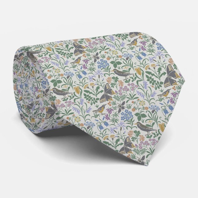 Voysey's Garden Krawatte (Gerollt)