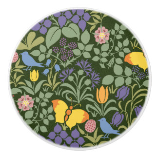 Voyseys Wildblumen Keramikknauf