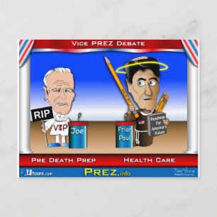 VP-Debatte Postkarte