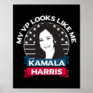 Vp sieht aus wie ich Kamala Harris erste stellvert Poster