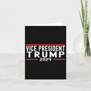 Vp Trump Funny Biden Wahl Vp Trump 2024 1 Karte