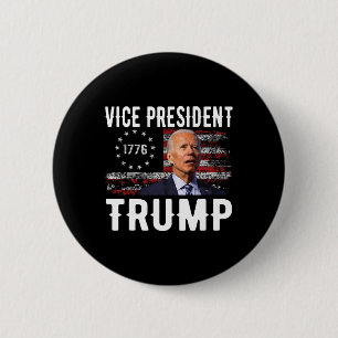 Vp Trump Funny Biden Wahl Vp Trump 2024 Button