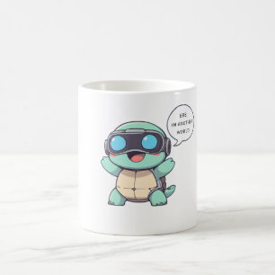 VR-Gamer-Schildkröte "BRB In Einer Anderen Welt" K Kaffeetasse