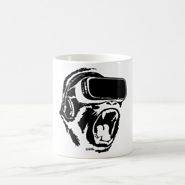 VR Gorilla Kaffeetasse (Mittel)