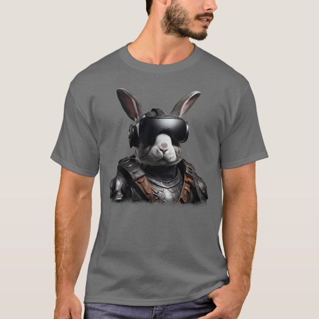 VR Hasen T-Shirt (Vorderseite)