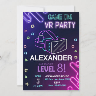 VR Invitation Anniversaire Réalité virtuelle Invit