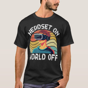 Vr-Spieler Vr-Player Virtual Reality Vr-Spiel Vide T-Shirt