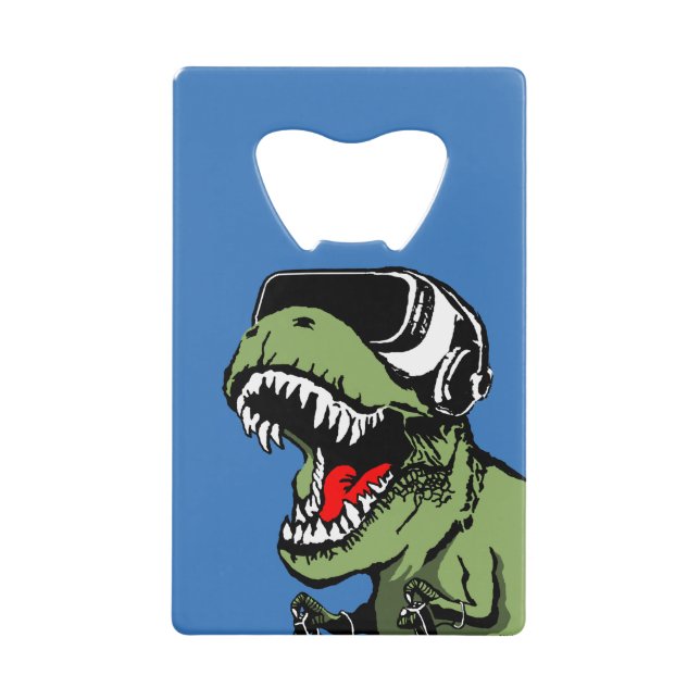 VR T-rex Kreditkarten Flaschenöffner (Vorderseite)