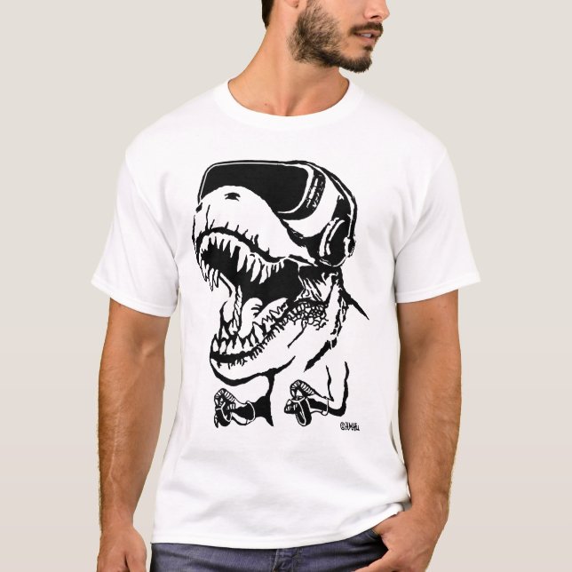 VR T-rex T-Shirt (Vorderseite)