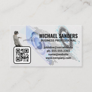 VR-Technologie QR Code Business Card Visitenkarte