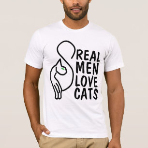 VRAI HOMMES AMOUREUX CHATS CAT, T-shirts