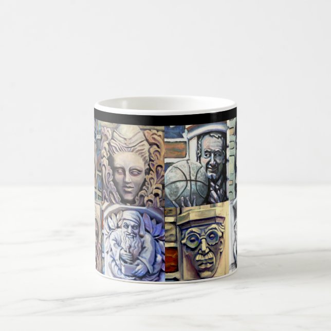 Vrai Mug Gargoyle bleu 11 oz (Centre)