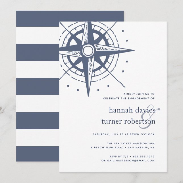 Vrai Nord | Invitation de la partie d'engagement n (Devant / Derrière)