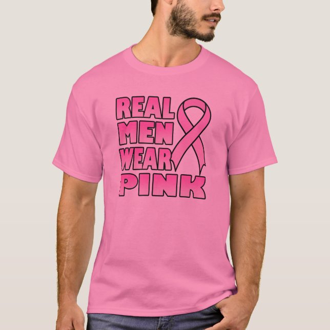 vrai T-shirt de rose de vêtements pour hommes (Devant)