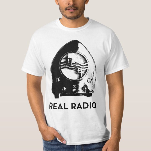 Vrai T-shirt par radio [lumière] (Devant)