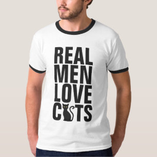 VRAIMENT HOMMES AMOUREUX CHATS T-shirts