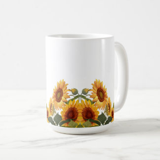 Vrais tournesols jaunes Mug
