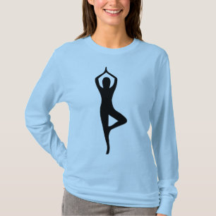 Vrkshasana ou Yoga Tree Pose T-shirt personnalisé
