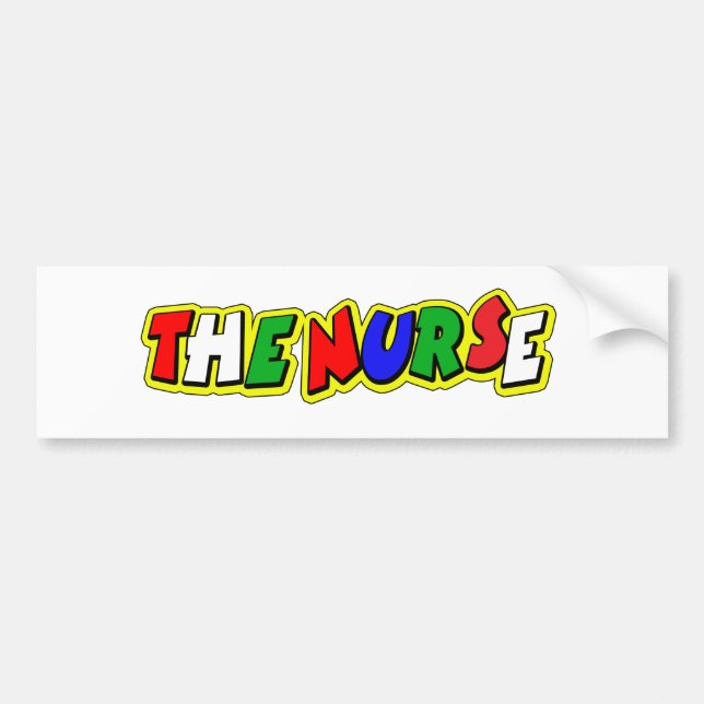 VRnurse5 Autoaufkleber (Vorne)