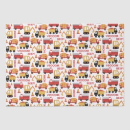 Vroom Honk Beep! Lastkraftwagen Seidenpapier