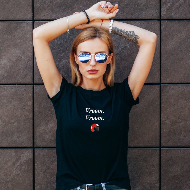 Vroom. T-shirt moto Vroom pour femmes (Créateur téléchargé)