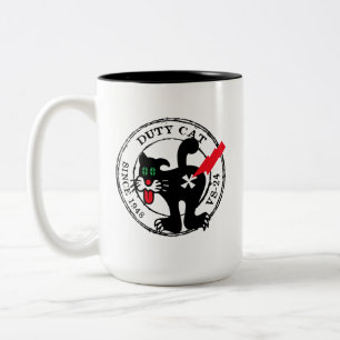 VS-24 KATZE SEIT 1948 ZWEIFARBIGE TASSE